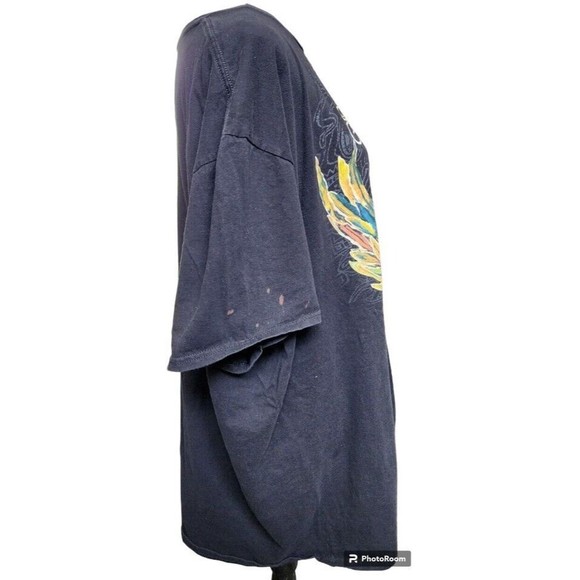 Santana AFRICA SPEAKS 2019 Black Band T-shirt Size 2X Rock Music - Picture 4 of 8